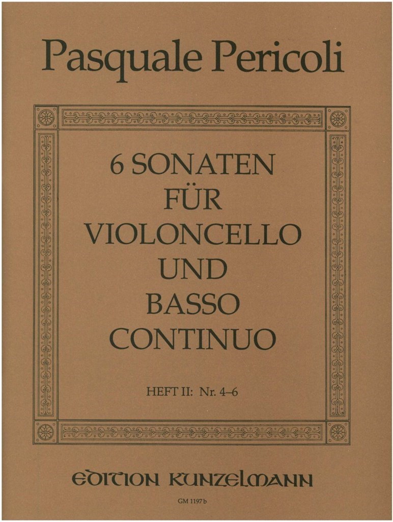 6 Sonaten Für Violoncello